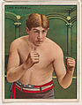 Unk Russell, from the Champion Pugilists series (T219), issued by Mecca and Hassan Cigarettes, Mecca Cigarettes, Commercial color lithograph