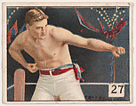 Al Kaufman, from the Champion Pugilists series (T219), issued by Mecca and Hassan Cigarettes, Mecca Cigarettes, Commercial color lithograph