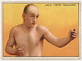 Jack (Twin) Sullivan, from the Champion Pugilists series (T219), issued by Mecca and Hassan Cigarettes, Mecca Cigarettes, Commercial color lithograph