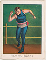 Tommy Burns, from the Champion Athlete and Prize Fighter series (T220), issued by Mecca and Tolstoi Cigarettes, Mecca Cigarettes, Commercial color lithograph