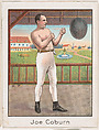 Joe Coburn, from the Champion Athlete and Prize Fighter series (T220), issued by Mecca and Tolstoi Cigarettes, Mecca Cigarettes, Commercial color lithograph