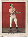 Mike Donovan, from the Champion Athlete and Prize Fighter series (T220), issued by Mecca and Tolstoi Cigarettes, Mecca Cigarettes, Commercial color lithograph