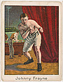 Johnny Frayne, from the Champion Athlete and Prize Fighter series (T220), issued by Mecca and Tolstoi Cigarettes, Mecca Cigarettes, Commercial color lithograph