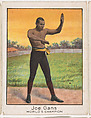 Joe Gans, from the Champion Athlete and Prize Fighter series (T220), issued by Mecca and Tolstoi Cigarettes, Mecca Cigarettes, Commercial color lithograph