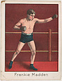 Frankie Madden, from the Champion Athlete and Prize Fighter series (T220), issued by Mecca and Tolstoi Cigarettes, Mecca Cigarettes, Commercial color lithograph