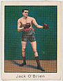 Jack O'Brien, from the Champion Athlete and Prize Fighter series (T220), issued by Mecca and Tolstoi Cigarettes, Mecca Cigarettes, Commercial color lithograph