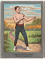 Jack Dempsey, from the Champion Athlete and Prize Fighter series (T220), issued by Mecca and Tolstoi Cigarettes, Mecca Cigarettes, Commercial color lithograph