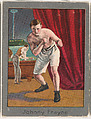 Johnny Frayne, from the Champion Athlete and Prize Fighter series (T220), issued by Mecca and Tolstoi Cigarettes, Mecca Cigarettes, Commercial color lithograph