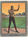 Joe Gans, from the Champion Athlete and Prize Fighter series (T220), issued by Mecca and Tolstoi Cigarettes, Mecca Cigarettes, Commercial color lithograph