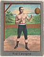 Kid Lavigne, from the Champion Athlete and Prize Fighter series (T220), issued by Mecca and Tolstoi Cigarettes, Mecca Cigarettes, Commercial color lithograph