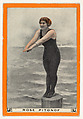 Rose Pitonof, No. 6, The Starting Dive, from the Champion Women Swimmers series (T221), issued by Pan Handle Scrap, Pan Handle Scrap Company  American, Commercial color lithograph