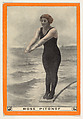Rose Pitonof, No. 8, Floating, from the Champion Women Swimmers series (T221), issued by Pan Handle Scrap, Pan Handle Scrap Company  American, Commercial color lithograph