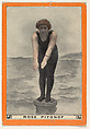 Rose Pitonof, No. 9, Swimming records of Rose Pitonof, from the Champion Women Swimmers series (T221), issued by Pan Handle Scrap, Pan Handle Scrap Company  American, Commercial color lithograph