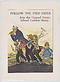 Follow the Pied Piper, Maginel Wright Barney American, Commercial color lithograph
