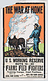 The war at home, Connecticut State Council of Defense American, Commercial color lithograph