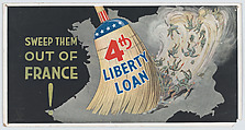 Sweep them out of France, Anonymous, American, 20th century American, Commercial color lithograph