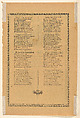 Broadsheet relating to the American Mosquito, José Guadalupe Posada (Mexican, Aguascalientes 1852–1913 Mexico City), Type-metal engraving and letterpress on tan paper
