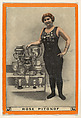 Rose Pitonof, No. 10, Rose Pitonof, from the Champion Women Swimmers series (T221), issued by Pan Handle Scrap, Pan Handle Scrap Company  American, Commercial color lithograph