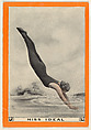 Miss Ideal, No. 11, Diving, from the Champion Women Swimmers series (T221), issued by Pan Handle Scrap, Pan Handle Scrap Company  American, Commercial color lithograph