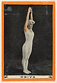 Odiva, No. 28, Plunge for Distance, from the Champion Women Swimmers series (T221), issued by Pan Handle Scrap, Pan Handle Scrap Company  American, Commercial color lithograph