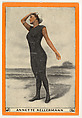 Annette Kellermann, No. 30, How to Strengthen the Grip, from the Champion Women Swimmers series (T221), issued by Pan Handle Scrap, Pan Handle Scrap Company  American, Commercial color lithograph