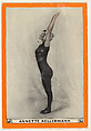 Annette Kellermann, No. 33, Vitality and Muscle Building Exercises, from the Champion Women Swimmers series (T221), issued by Pan Handle Scrap, Pan Handle Scrap Company  American, Commercial color lithograph