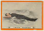 Trixie Norriss, No. 63, Entering the Water, from the Champion Women Swimmers series (T221), issued by Pan Handle Scrap, Pan Handle Scrap Company  American, Commercial color lithograph