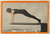 Trixie Norriss, No. 64, The Diving Board, from the Champion Women Swimmers series (T221), issued by Pan Handle Scrap, Pan Handle Scrap Company  American, Commercial color lithograph