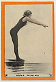 Anna Mining, No. 56, Swimming as a Sport, from the Champion Women Swimmers series (T221), issued by Pan Handle Scrap, Pan Handle Scrap Company  American, Commercial color lithograph
