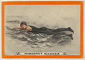 Margaret Wagner, No. 70, The Propeller, from the Champion Women Swimmers series (T221), issued by Pan Handle Scrap, Pan Handle Scrap Company  American, Commercial color lithograph