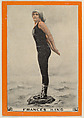 Frances King, No. 68, Taking Off Clothes, from the Champion Women Swimmers series (T221), issued by Pan Handle Scrap, Pan Handle Scrap Company  American, Commercial color lithograph
