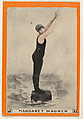 Margaret Wagner, No. 71, What to do in Case of Cramp, from the Champion Women Swimmers series (T221), issued by Pan Handle Scrap, Pan Handle Scrap Company  American, Commercial color lithograph