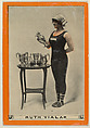 Ruth Vialar, No. 95, First Aid Supplies, from the Champion Women Swimmers series (T221), issued by Pan Handle Scrap, Pan Handle Scrap Company  American, Commercial color lithograph