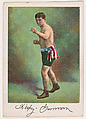 Mickey Gannon, Light Weight, from the Prize Fighter series (T225-102), issued in cigarettes distributed by The Khedivial Company and The Surbrug Company, The Khedivial Company, Commercial color lithograph