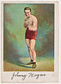 Johnny Hogan, Light Weight, from the Prize Fighter series (T225-102), issued in cigarettes distributed by The Khedivial Company and The Surbrug Company, The Khedivial Company, Commercial color lithograph