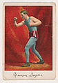 Maurice Sayers, Light Weight, from the Prize Fighter series (T225-102), issued in cigarettes distributed by The Khedivial Company and The Surbrug Company, The Khedivial Company, Commercial color lithograph
