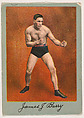 James J. Barry, from the Prize Fighter series (T225-101), issued in cigarettes distributed by The Khedivial Company and The Surbrug Company, The Khedivial Company, Commercial color lithograph