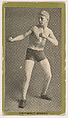 Knockout Brown, from the Pugilistic Subjects series (T226), issued by Red Sun Cigarettes, Red Sun Cigarettes  American, Commercial color lithograph