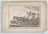 A Cockney & his Wife going to Wycombe, James Gillray  British, Etching