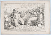 The Return from the Continent, or the Family Puzzled, John Phillips  British, Etching