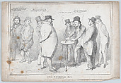 The Thimble Rig: "A Scene from the Derby", John Doyle  Irish, Lithograph
