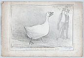 The Goose of the Capitol Alias a Capital Goose!, John Doyle  Irish, Lithograph
