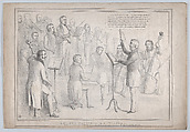 Ancient Concerts – A Rehearsal, John Doyle Irish, Lithograph