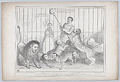 Feeding the Animals – A Change of Diet!, John Doyle Irish, Lithograph