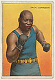 Jack Johnson, from the Series of Champions (T227), Honest Long Cut Tobacco  American, Commercial color lithograph