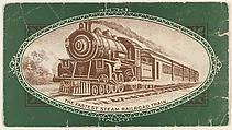 The Fastest Steam Railroad Train, from Speed Champions series (T228), issued by Mendel's Cigarros and DePew Cigarros., Mendel & Company, Commercial color lithograph