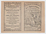 Cover for 'La Revoltosa', a woman standing in the middle of a saloon surrounded by people playing games and music, José Guadalupe Posada  Mexican, Zincograph and letterpress printed on tan paper