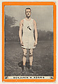 Benjamin W. Adams, from for the World's Champion Athletes series (T230), Pan Handle Scrap Company  American, Commercial color lithograph
