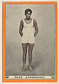 Duke Kahanamoku, from for the World's Champion Athletes series (T230), Pan Handle Scrap Company  American, Commercial color lithograph