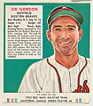 Sid Gordon, from the Red Man All-Star Team series (T232), issued by Red Man Chewing Tobacco, Red Man Chewing Tobacco American, Commercial color lithograph